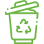 Icon of a Recycling Bin