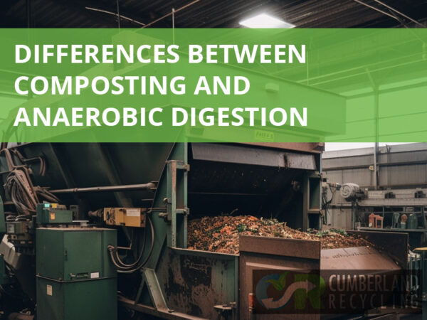 Differences between composting and anaerobic digestion