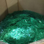 Close-up Of Recycled PET Material, Showing the Result of the Recycling Process 
