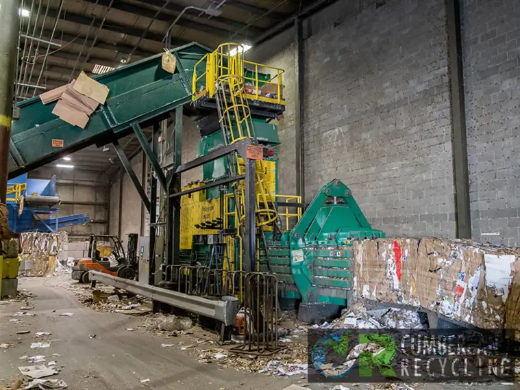 A large machine emphasizing the importance of recycling in Franklin, Tennessee