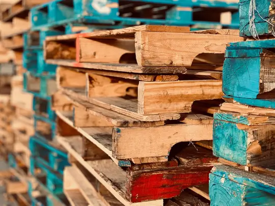 Packaging waste and discards from inbound products being processed by Cumberland Recycling