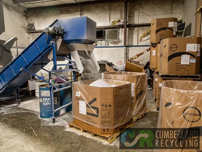 Industrial waste collection services by Cumberland Recycling